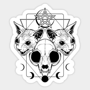 Cult of the Meow Trinity Sticker